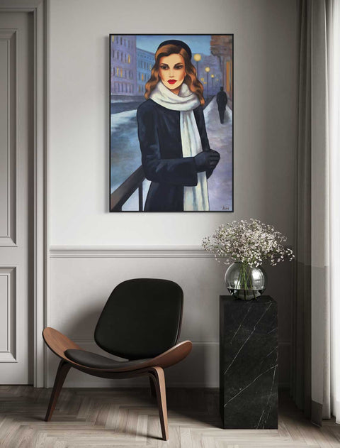 "Winter Lights", 100x70cm