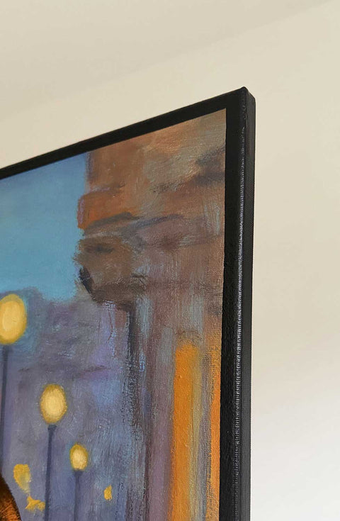 "Winter Lights", 100x70cm