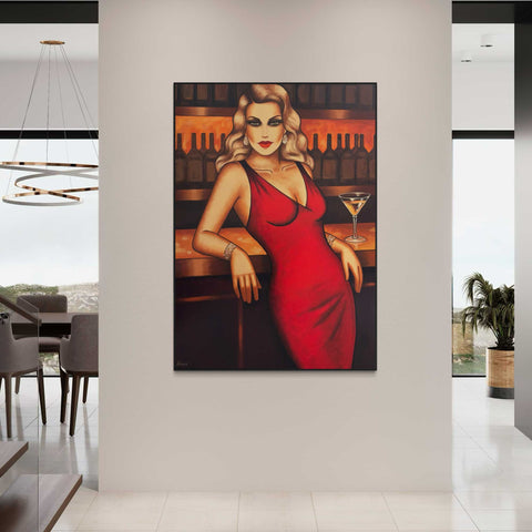 "Red Allure", 140x100cm