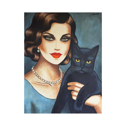 Original auf Papier "Mystic Eyes", 50x65cm