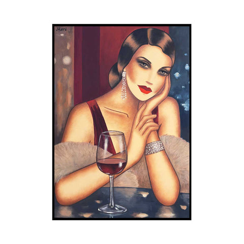 "In the Glow of the Night", 50x70cm