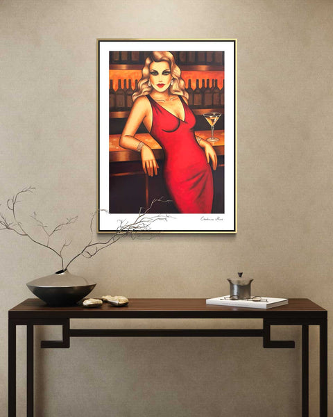 "Red Allure", 59,4 x 42cm - DIN A2 auf Papier in Museumsqualität