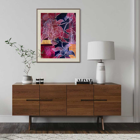 Original auf Papier "Echoes of Origin", 50x65cm