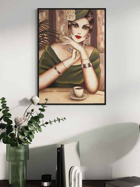 "Velvet and Shadows", 50x70cm
