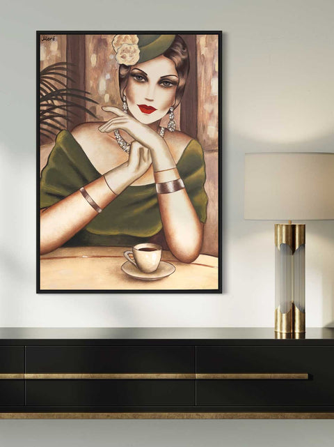 "Velvet and Shadows", 50x70cm