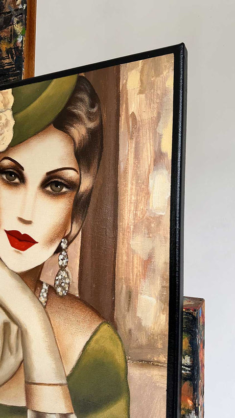"Velvet and Shadows", 50x70cm