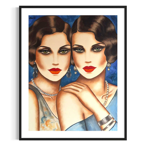 Original auf Papier "Beyond the Gaze", 50x65cm
