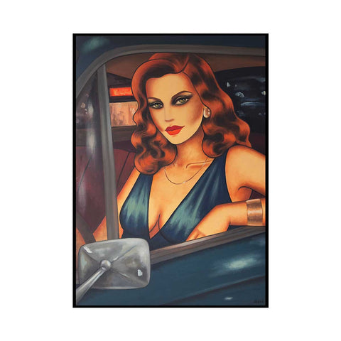 "Midnight Driver", 140x100 cm