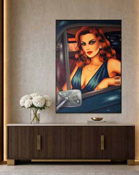 "Midnight Driver", 140x100 cm